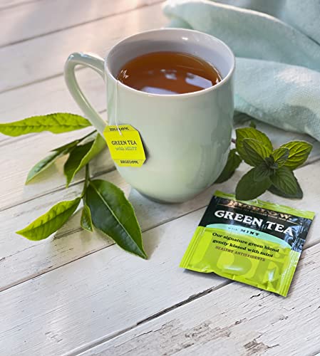 Bigelow Green Tea with Mint, 120 Individually Wrapped Tea Bags (Pack of 6)