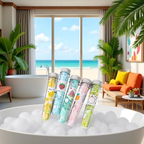 Cauaoa 5 Box Portable Disposable Paper Soap Sheets Foaming Hand Wash