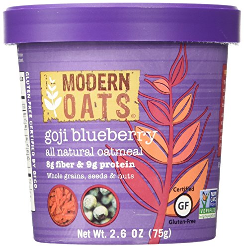 Modern Oats Goji Blueberry Oatmeal - 2.6 Oz, Gluten Free & Vegan