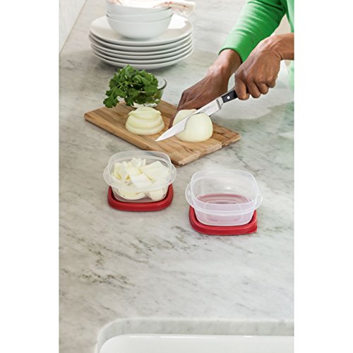 Rubbermaid Easy Find Lids Food Storage Containers, 1.25 Cup Set