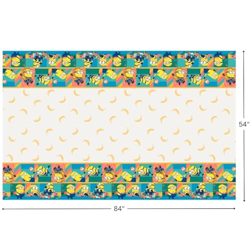 Despicable Me Minions Plastic Tablecover - 54" x 84" Party Tablecloth
