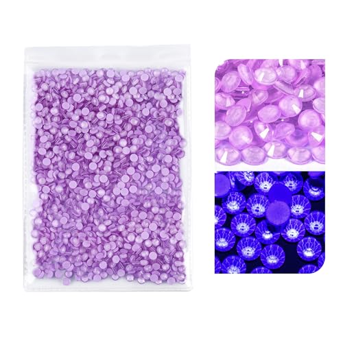 BLINGINBOX SS30 Light Violet Neon Glass Flatback Rhinestones 288pcs