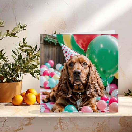 Cocker Spaniel Birthday Card - Premium Eco-Friendly Greeting Card