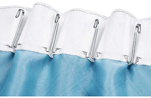 Kilymezh W-Shape Metal Curtain Hooks - 2-Prong Pinch Pleat (20 Pack)