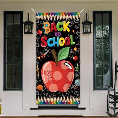 Back to School Door Cover - 1st Day of School Decoration