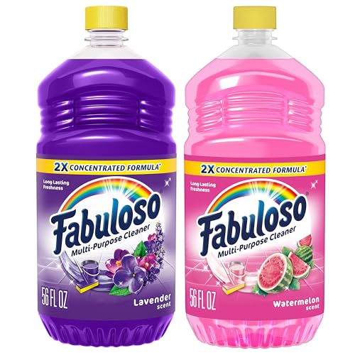 Fabuloso Multi-Purpose Cleaner Bundle, 2X Concentrated, Lavender & Watermelon
