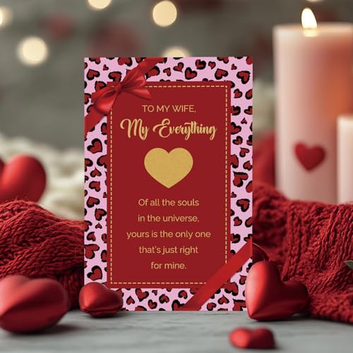 Valentine's Day Card for Wife - Romantic Love Note