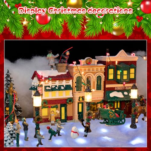 Christmas LED Snow Blanket Table Runner - White, 59 x 16 Inches with Remote