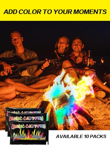Magical Colorful Flame Powder & Natural Fire Starters Set