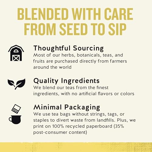 Caffeine Free Chamomile Herbal Tea - 25 Tea Bags | Celestial Seasonings