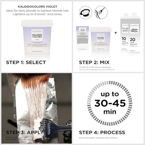 Clairol Professional Kaleidocolors Hair Lightener and Toning Powder