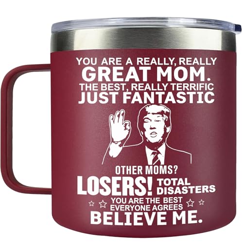 Likeny 14oz Insulated Coffee Mug - Mother's Day Gift for Mom