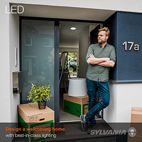 Sylvania 9W LED BR30 Light Bulb, 650 Lumens, 12 Pack, Dimmable