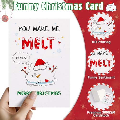 Funny Christmas Card for Husband - Naughty Flirty Holiday Greeting