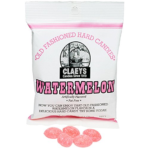 Claey's Watermelon Hard Candy - 3 Bags of 6 Ounces Each