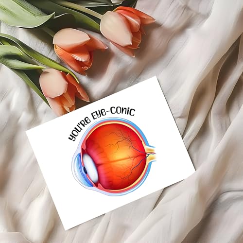 You're Eye-Conic Ophthalmologist Greeting Card - Eye Pun Medical Gift