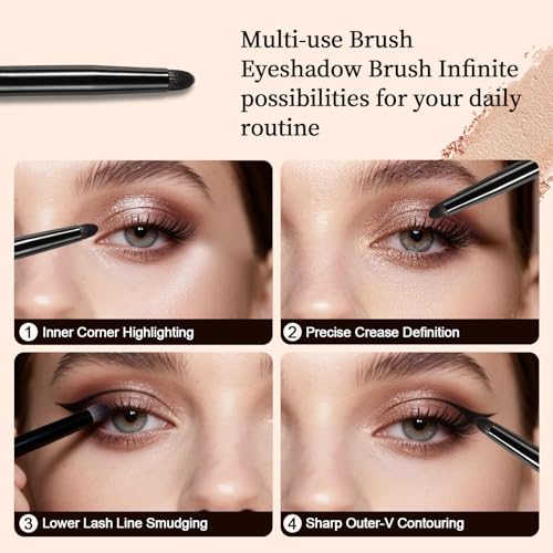 ACMEBEAUTY Pencil Eye Brush for Smudging & Precise Crease Application