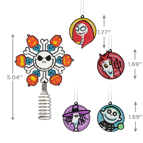 Nightmare Before Christmas Mini Tree Topper & Ornaments Set