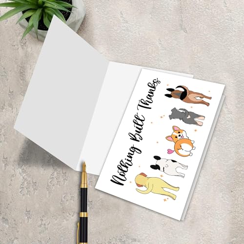 Cute Dog Thank You Card - Funny Appreciation Gift for Friends & Teachers