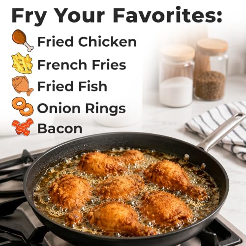 FryAway® Pan Fry Oil Solidifier Pack - 1 Packet per Pan, 4 Packets Total, Solidifies 8 Cups, Kitchen Grease Disposal, Shark Tank