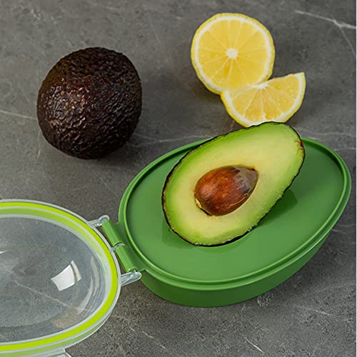 Avocado Saver Container – Green Airtight Storage with Silicone Seal