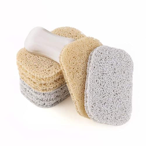 8 Pack Soap Pads for Bar Soap - Non-Slip Soap Holder & Saver