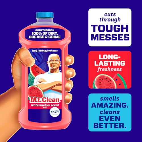 Mr. Clean All-Purpose Cleaner, Multi-Surface Floor & Kitchen Soap, Watermelon, 41oz
