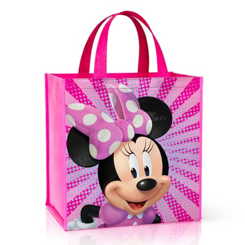 Disney Minnie Mouse Reusable Tote Bag - 15" Double-Sided Grocery Bag