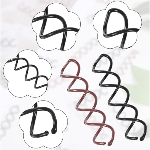 LXUEJIE 20PCS Spiral Hair Pins - Twist Bun Maker & Bobby Pins for Updos