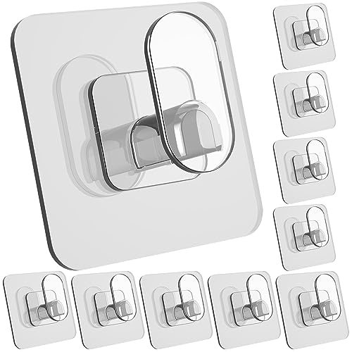 DELITON Drill-Free Wall Hooks for Towels & Robes - 10 Pack