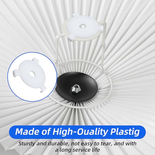 E27 to 3/7" Lamp Shade Adapter Rings - 10 Pack for Table & Pendant Lights