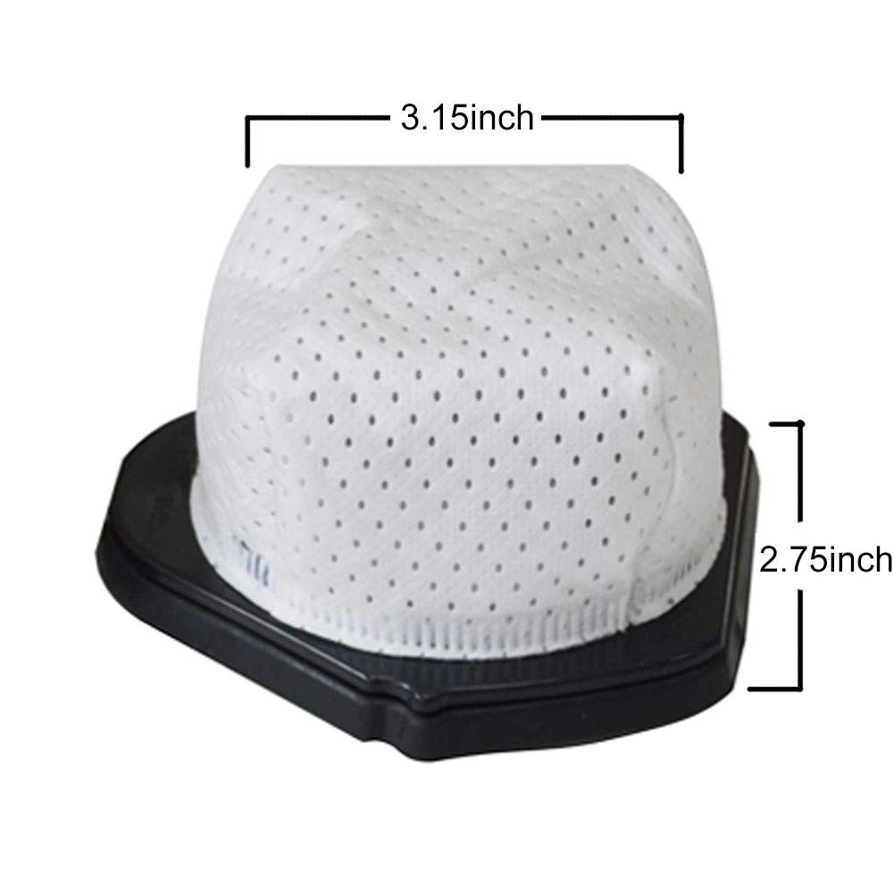 EZ SPARES 4PCS Replacement For Shark XSB726N Washable Dust Cup Filter Hepa Models SV75 SV70 SV726 Hand Vacs SV736, SV738, SV748, SV760