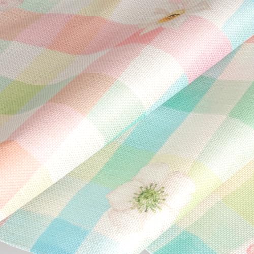 Easter Buffalo Plaid Table Runner 13 x 72 Linen Farmhouse Decor