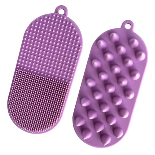 Silicone Hair Scalp Massager and Facial Cleansing Brush Skincare Kit