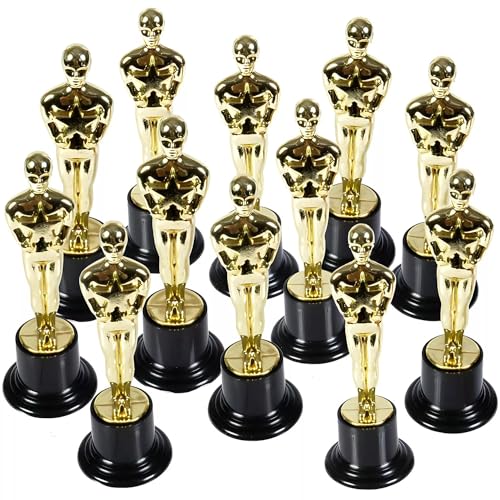 6 Inch Plastic Gold Award Statue - Fun Movie Trophy Decoration