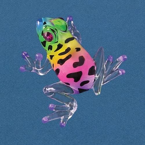 Glass Baron - Handcrafted Frog Figurine | Unique Home Decor Accent Piece