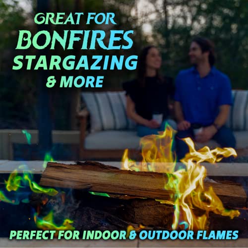 Enchanted Flames Fire Color Changing Packets, 12 Count for Campfires & Fire Pits