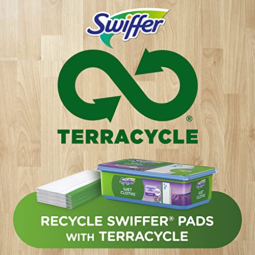 Swiffer Sweeper Wet Mopping Cloths with Febreze, Lavender Vanilla - 48 Count