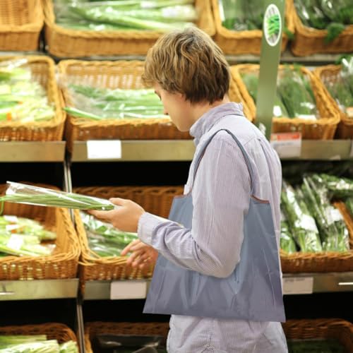 Reusable Grocery Bags 3 Pack - Foldable Nylon Shopping Totes