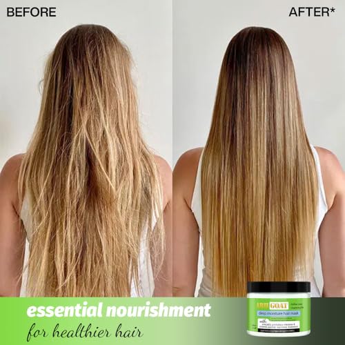 ARHGOAT Avocado Deep Moisture Hair Mask for Damaged Frizzy Hair 12 fl oz