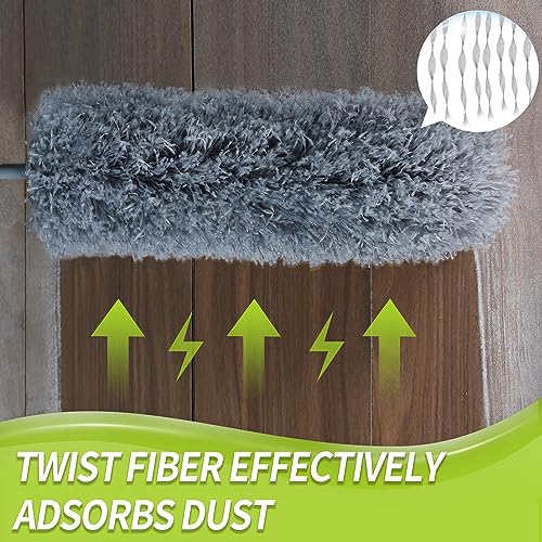 IVYROLL Cobweb Duster Set A with Extension Pole & Brush