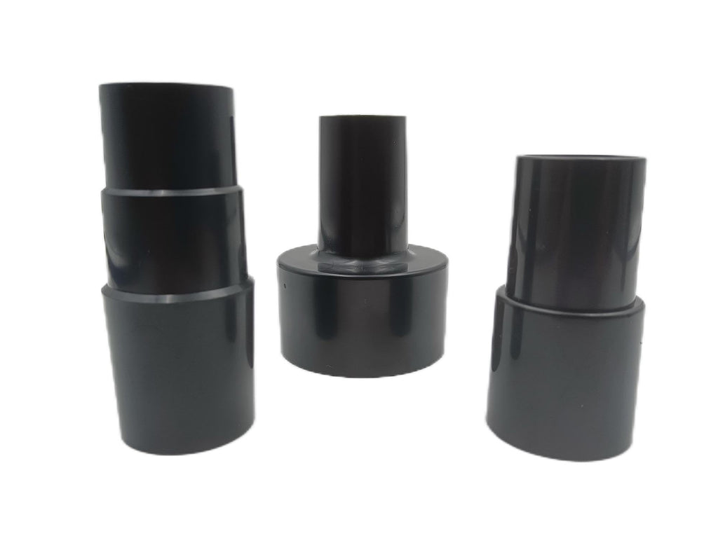 Plastic Vacuum Converter Reducer Attachments Fits Vacuum Cleaner， 1-3/8" to 1-1/4", 2-1/2" to 1-1/4", 1-1/4" to 1-3/8" to 1-1/2"（6 Pieces）