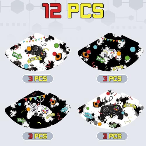 WERNNSAI 12 Pcs Colorful Birthday Party Hats - Assorted Cone Headbands