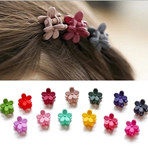 IFfree Mini Assorted Hair Claw Clips 30 Pcs - Kids Hair Accessories