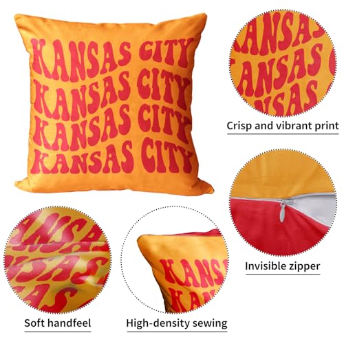 Football Pillow Cover 18x18 - Perfect Game Day Decor for Fans