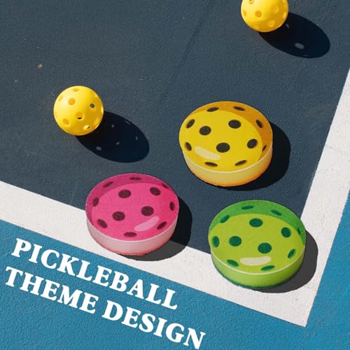 Pink Pickleball Cleaning Sponges - 3pcs Colorful Kitchen Sponges