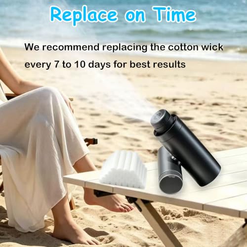 30-Pack Cotton Replacement Wicks for Shark ChillPill Personal Cooling Fan