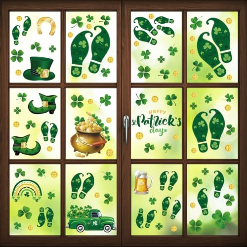 St. Patrick's Day Floor Stickers - 92 Self-Adhesive Decals
