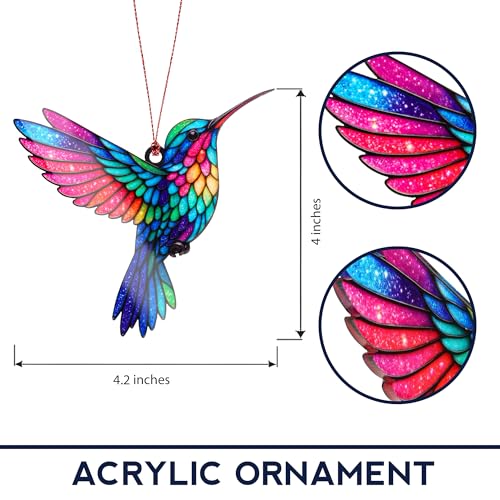 Hummingbird Christmas Ornament with Meaningful Story Card