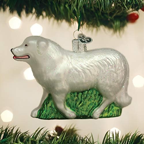 Great Pyrenees Christmas Tree Ornament - Hand-Painted Holiday Keepsake - Variation of THIS listing